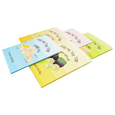 Giấy Kê Tay Tập Bánh Việt - The Sun - Bánh Cốm - Màu Đỏ