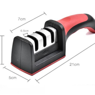 Dụng cụ dài dao có cáng dài cầm tay 3 rãnh mài đa năng