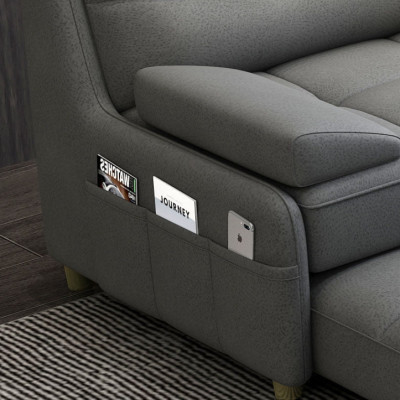 Sofa giường đa năng hộc kéo cao cấp HGK-19 ngăn chứa đồ tiện dụng Juno Sofa KT 2m5