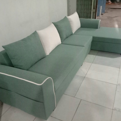 Sofa góc phòng khách juno sofa KT 2m8 x150cm