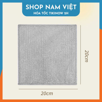 Khăn Lưới Cước Thép Vệ Sinh Chén Dĩa Xoong Chảo Đa Năng