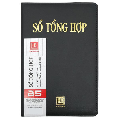 Sổ Tổng Hợp B5 - Kẻ Ngang - 600 Trang 70gsm - Hồng Hà 4671