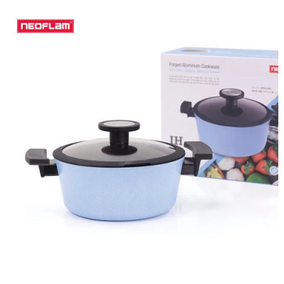 [Hàng chính hãng] Nồi sâu chống dính bếp từ Neoflam Reverse 20cmmàu xanh dương