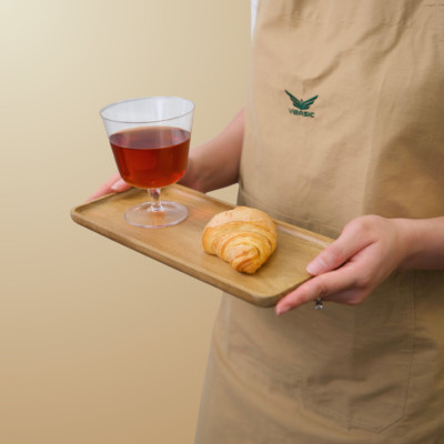 Khay gỗ keo đa năng hình chữ nhật Vibasic, đa dạng kích thước, chụp hình decor đựng đồ trang trí