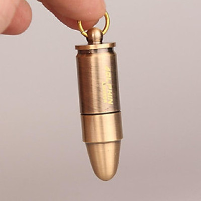 Vỏ Hộp Quẹt Bật Lửa xăng đá nhỏ gọn kiêm móc khóa tiện dụng Dolphin HY-631 - dùng xăng bấc đá cao cấp