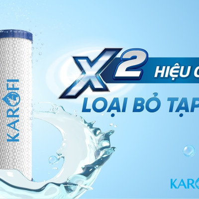 Combo 3 Lõi Lọc Thô KAROFI SMAX PRO 1,2,3 - Hàng Chính Hãng