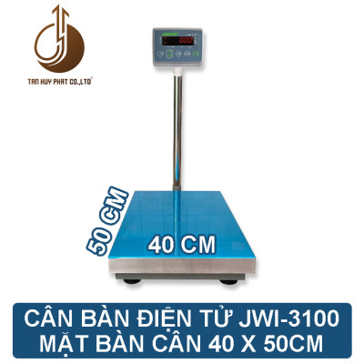 Cân Bàn Điện Tử JWI-3100 - Mặt Bàn Cân 400x500MM