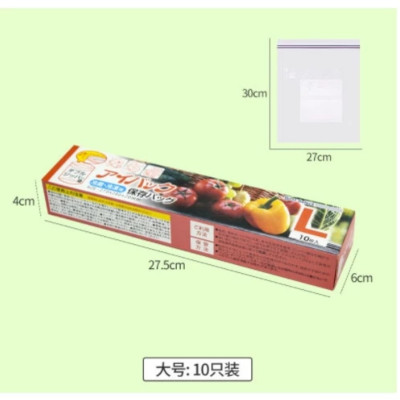 Set 3 HộpTúi Zip Đựng Thực Phẩm An Toàn Tiện Dụng Tái Sử Túi Đựng Thực Phẩm Dụng Phong Cách Nhật Bản - HÀNG CHÍNH HÃNG MINIIN