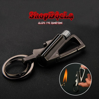 Vỏ Hột Quẹt Bật Lửa Móc Khóa Diêm Xăng Vĩnh Cửu Honest BCK2 – Kiêm Móc Khóa