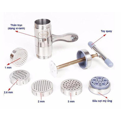 Bộ Dụng Cụ Làm Bún Mì Nui 5 Đầu Lựa Chọn Limai - Giao Hàng Toàn Quốc