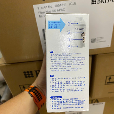 Hộp 3 lõi lọc dài thay thế Brita CLASSIC