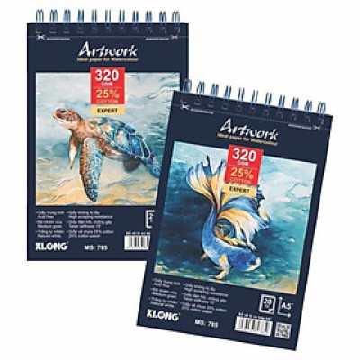 Sổ vẽ lò xo màu nước Artwork A5+ - 320GSM - 20 tờ; MS: 785