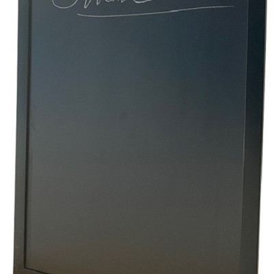 Bảng Đen Menu Viết Phấn Khung Gỗ Đen Treo Tường 40x60cm