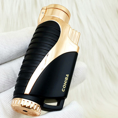 Vỏ Hộp Quẹt Bật Lửa Khò 3 Tia  COB-399 Kèm Đục I Ga Tiện Lợi Đẹp Độc Lạ - Dùng Gas Cao Cấp