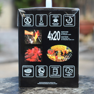 Combo 3 hộp than không khói làm từ Gáo dừa chính hãng R2D dùng cho tiệc nướng BBQ (tổng 7 kg than) an toàn cho sức khoẻ