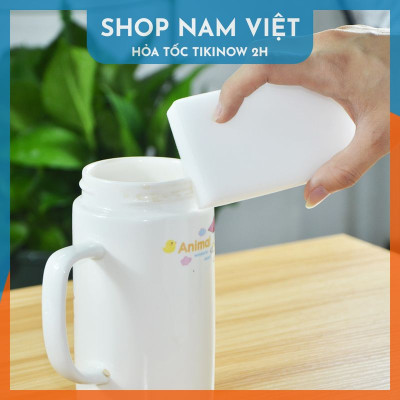 Miếng Bọt Biển Tẩy Rửa Nano Melamine Foam Ma Thuật - Cọ đến đâu sạch đến đó không cần xà phòng