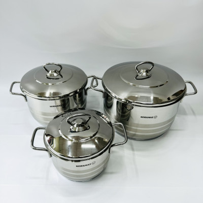 Nồi Inox Korkmaz A2020 - Thổ Nhĩ Kỳ - Hàng Chính Hãng