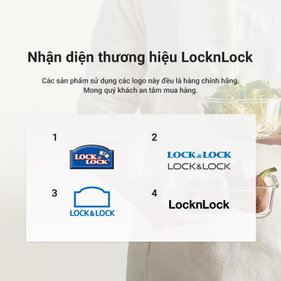 Nồi Nhôm Chống Dính Lock&Lock Baum Marble 2 Tay Cầm, Nắp Thủy Tinh LBU1202 (20cm)