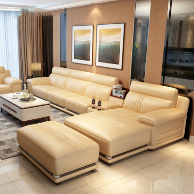 Sofa da góc L cao cấp Tundo HDCT-05