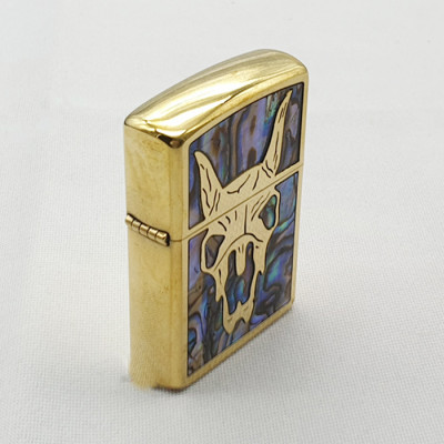 Vỏ Hột Quẹt Bật Lửa Xăng Đá Zorro Z91593Khảm Trai Cao Cao Cấp Dùng Xăng Bấc Đá - Nhiều Họa Tiết
