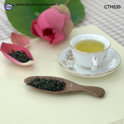 Thìa/Muỗng xúc trà gỗ Óc Chó - Trong văn hóa trà đạo Nhật Bản (Đủ kiểu dáng) Dùng xúc cafe, xúc gia vị, ăn uống sạch, decor trang trí