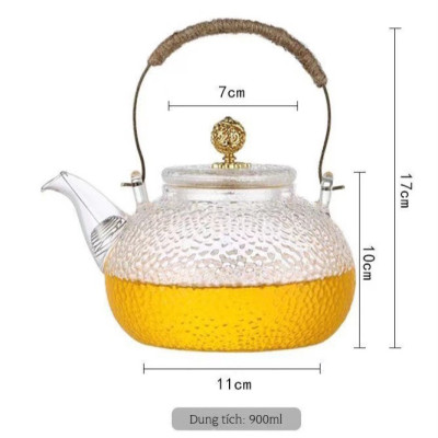 Bình Trà Cao Cấp Có Lõi Lọc Sang Trọng Thể Tích 700ml  – 900ml