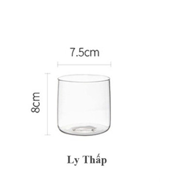 Ly Thủy Tinh Chịu Nhiệt Cao Cấp Phong Cách Nhật
