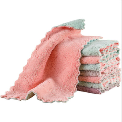 Sét 20 khăn lau 2 mặt siêu thấm- Khăn lau không phai màu không rụng sợi- nhanh khô- Khăn lau bếp, khăn lau kính, lau bát lau tay