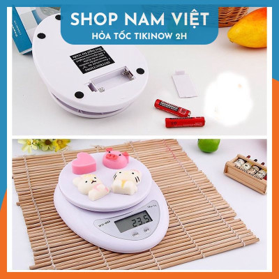 Cân Tiểu Ly Điện Tử 5Kg Cho Nhà Bếp, Làm Bánh, Nấu Ăn