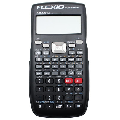 Máy Tính Khoa Học Thiên Long Flexio Fx680VN Plus - Màu Đen