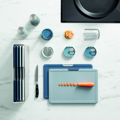 Joseph Joseph - Bộ thớt cao cấp Folio 4-piece Chopping Board Set Large Blue 003130