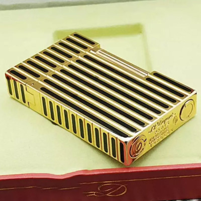 Vỏ Hột Quẹt Bật Lửa Upon Gas Đá D63V Họa Tiết Sơn Mài Hoa Văn Kẻ Dọc Đẹp Độc Lạ - Dùng Gas Đá Cao Cấp