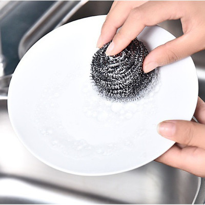 Set 02 miếng cọ xoong nồi chuyên dụng, làm từ thép không gỉ, bền dai, cho thời gian sử dụng lâu dài - nội địa Nhật Bản 