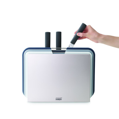 Bộ dao thớt 6 món Joseph Joseph 003338 - Nest Boards Plus 6-piece Knife & Chopping Board Set