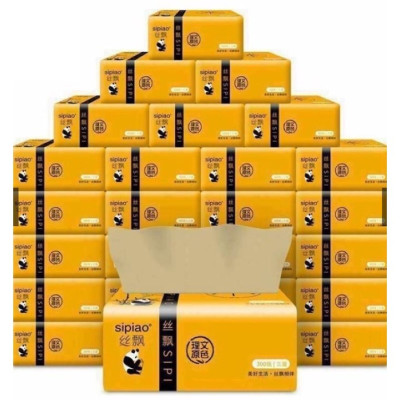 Thùng 30 Gói Giấy Ăn Gấu Trúc Siêu Dai Chuẩn Nội Địa Trung