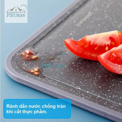 Thớt nhựa kháng khuẩn Lock&Lock Black Marble 3 size CKD006 CKD007 CKD008 CKD009S2- Màu đen