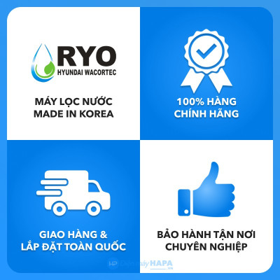 Lõi Lọc Nước RYO Hyundai RP-04 Post Carbon Filter / NANO Filter Nhập Khẩu Hàn Quốc - Hàng Chính Hãng