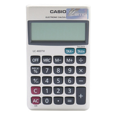 Máy Tính Văn Phòng Casio LC403TV - W-DP - Kèm Quà Chất 04