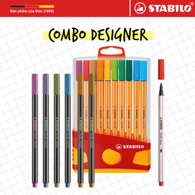 [GIÁ SỐC 399K] Combo DESIGNER 8 món sản phẩm STABILO