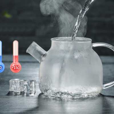 Bình trà thủy tinh kèm nắp gỗ và lỗi lò xo 700ml, 1000ml
