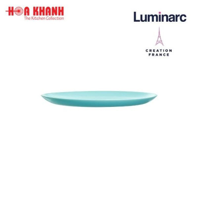 Đĩa Thủy Tinh Luminarc Diwali Light Turquoise 25cm - bộ 6 đĩa - P2611