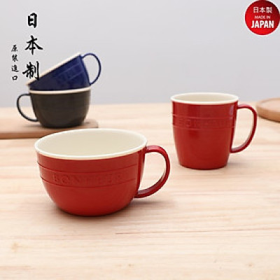 Bộ 2 cốc nhựa giả sứ YAMADA 400ml & 300ml - nội địa Nhật Bản