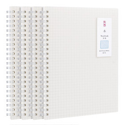 Sổ Tay Ghi Chép Bìa Nhựa Khổ A5 Deli 60 Trang  - Giấy Kẻ Ngang/Kẻ Ô Vuông Caro - 1 Quyển - LPA560