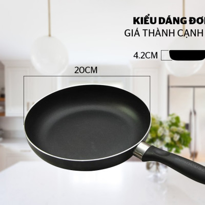 Chảo Trơn Sunhouse CT20 - Hàng Chính Hãng