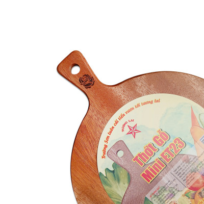 Thớt Gỗ Xà Cừ Mini Decor Trang Trí Đa Dạng - Thớt Em Bé  - Đồ Gỗ Nhà Bếp Thương Hiệu Trường Sơn