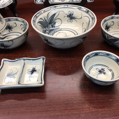 Bộ 12 Sản Phẩm Vẽ Chuồn Chuồn Cao Cấp Bát Tràng