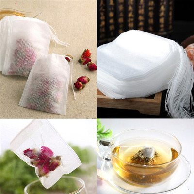 Túi vải không dệt, túi lọc trà , túi đựng hạt hút ẩm size 5x7 cm (100 túi)