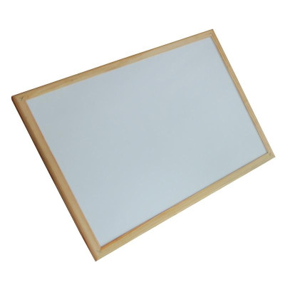 Bảng Treo Tường 2 Mặt - Bảng Ghim Vải Bố + Bảng Bút Lông 60 x 40 cm