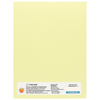 Tập Học Sinh Fluffy Pastel - 4 Ôly - 96 Trang 120gsm - The Sun (Mẫu Bìa Giao Ngẫu Nhiên)