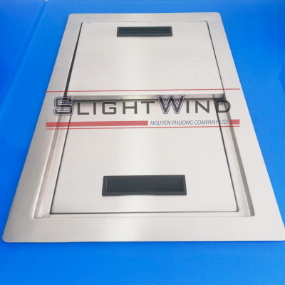 Thùng đá âm 2 lớp inox 304 kích thước 605x395x400mm Slightwind - Chính hãng